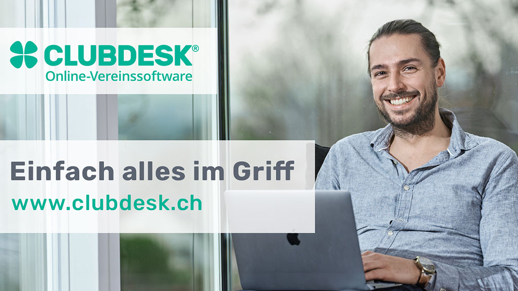 Inserat Clubdesk Online-Vereinssoftware